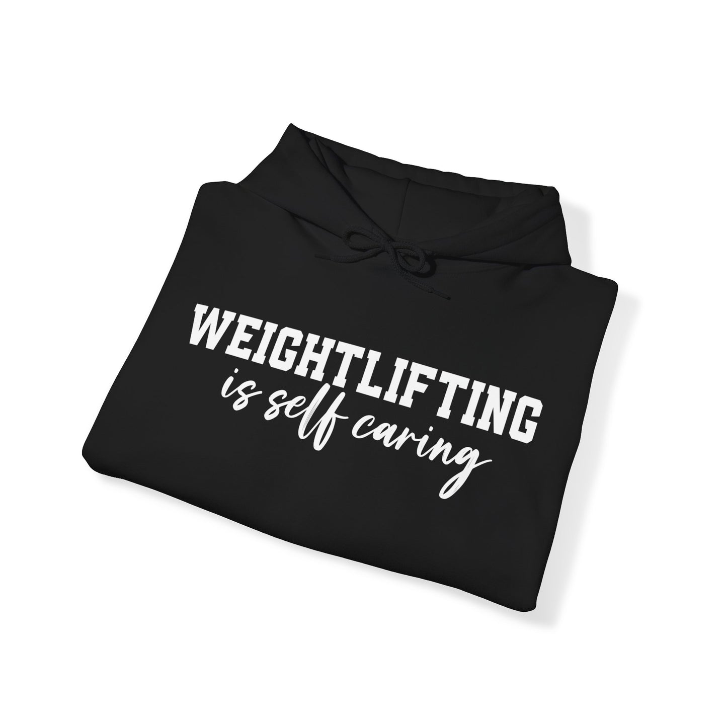 "Weightlifting is self caring" Unisex Hoodie