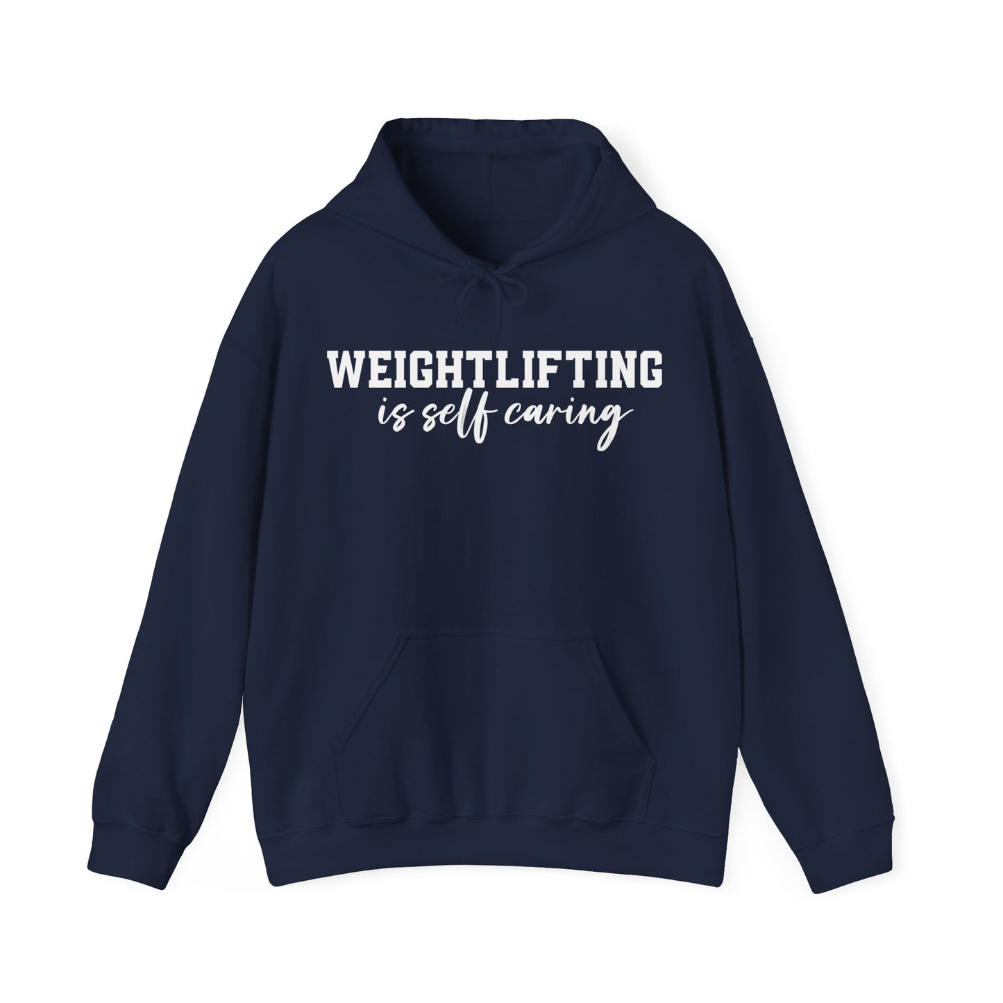 "Weightlifting is self caring" Unisex Hoodie