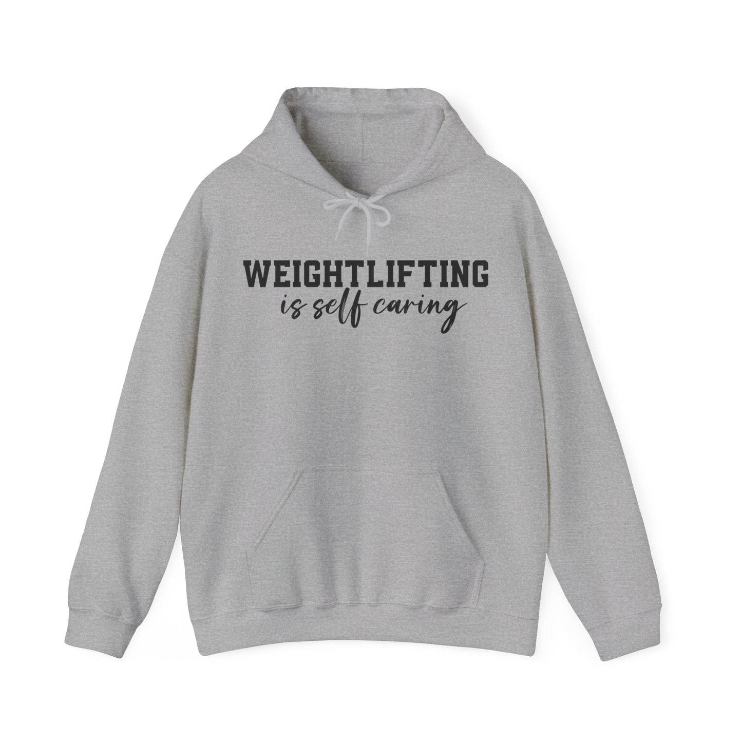 "Weightlifting is self caring" Unisex Hoodie