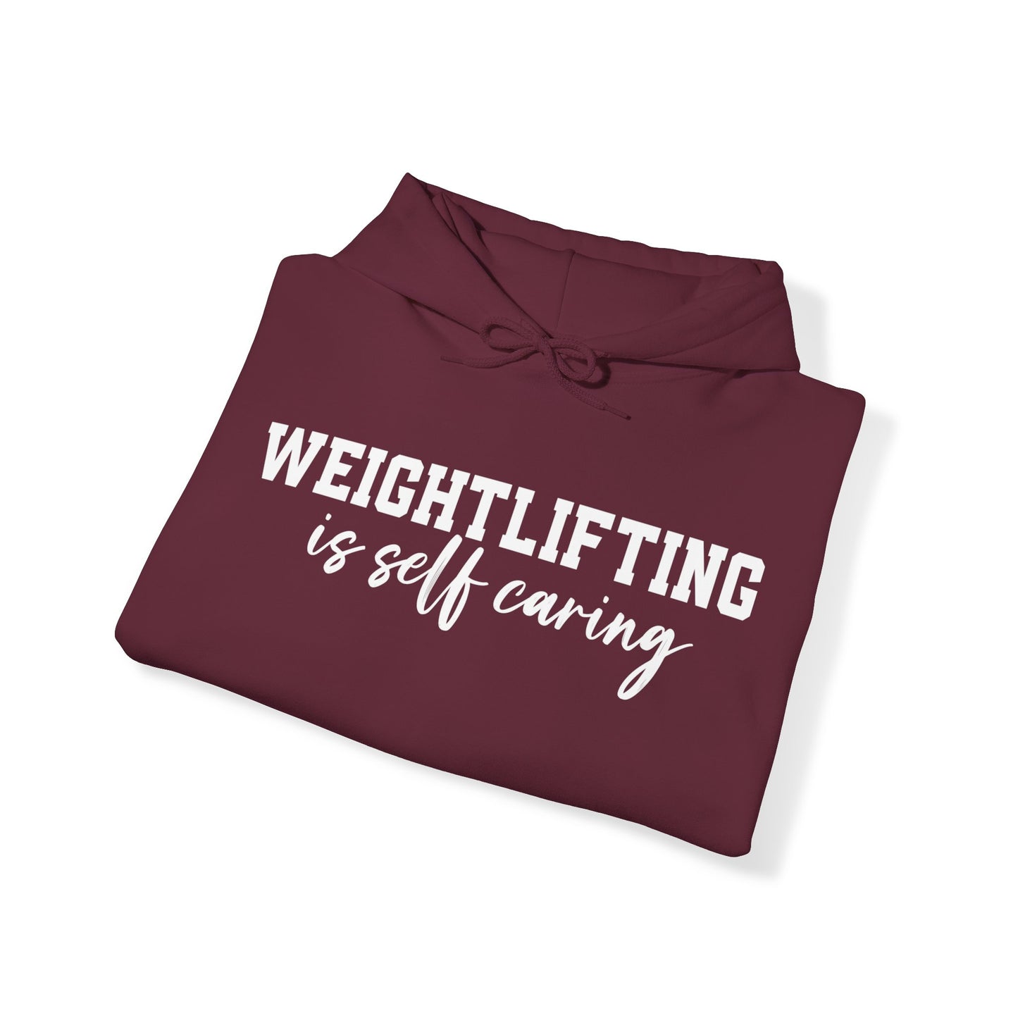 "Weightlifting is self caring" Unisex Hoodie