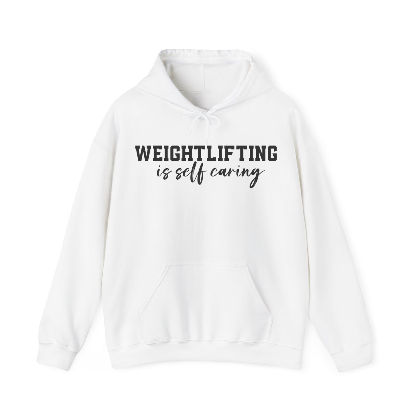 "Weightlifting is self caring" Unisex Hoodie